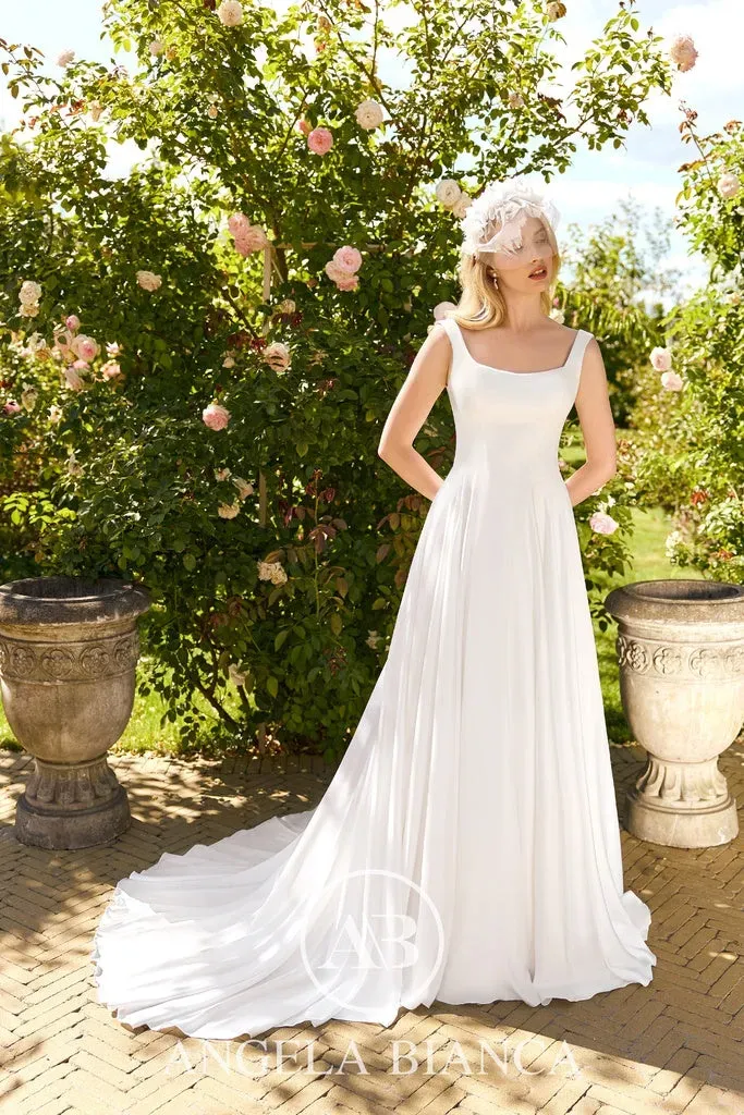 Princesa La Princessa ML1142 brudekjole ivory crepe