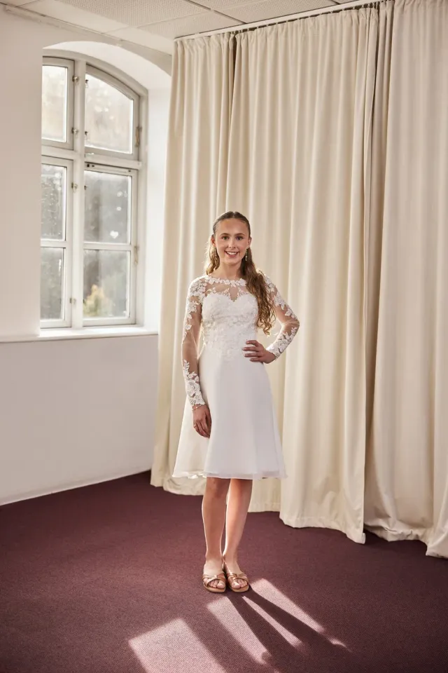 Jasmin Lind Lydia konfirmationskjole hvid limited edition