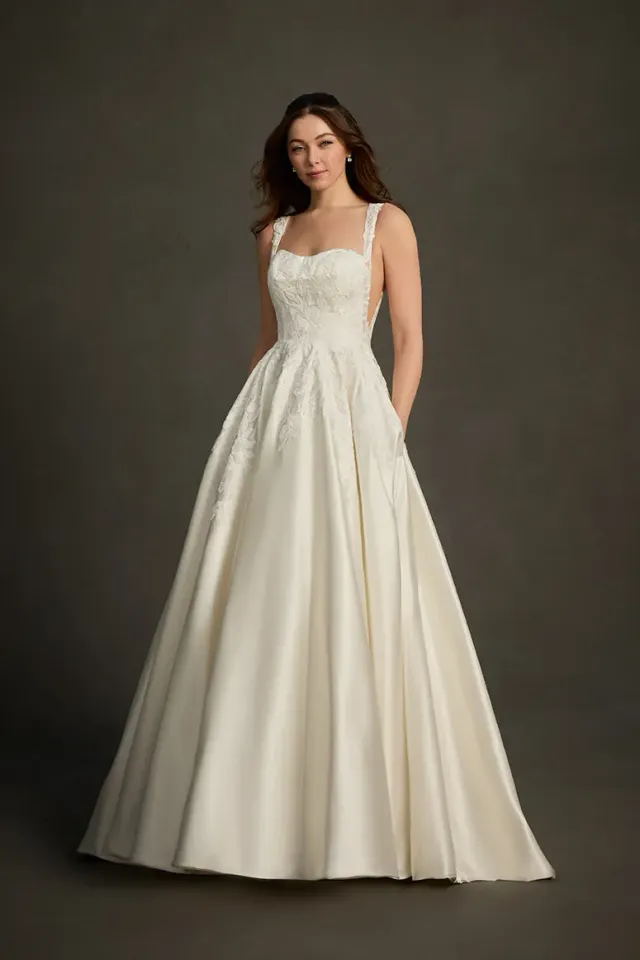 Allure Bridal MJ1291 Charley brudekjole Ivory/Nude satin blonde