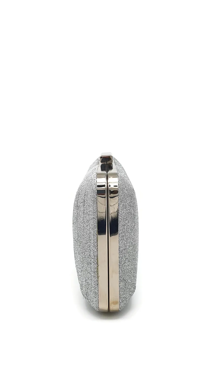 Princesa La Princessa EVB20106-silver clutch sølv med kæde