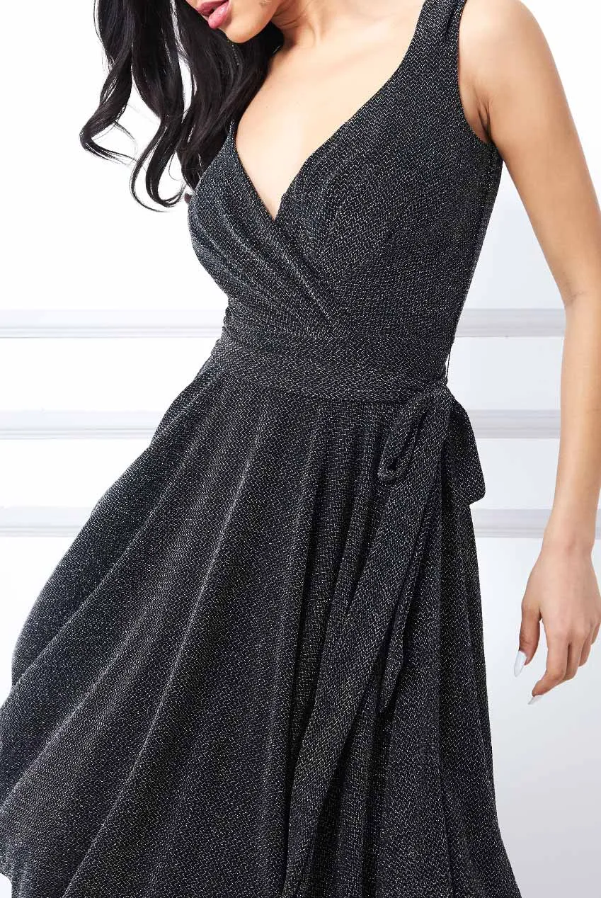 Princesa La Princessa CG3367 glitter midikjole