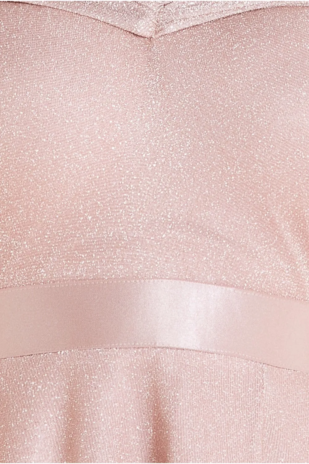 Princesa La Princessa CG3859 gallakjole glitter nude off-shoulder