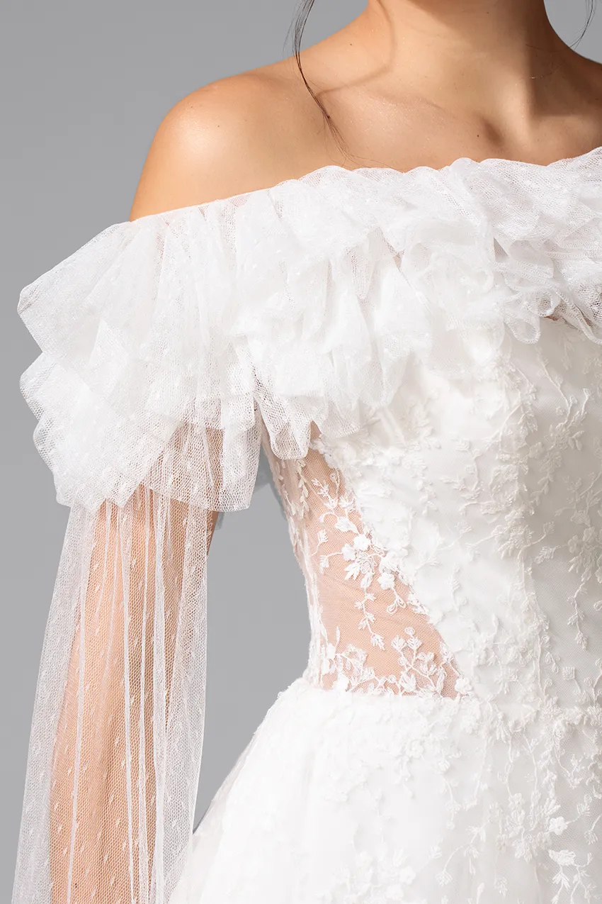 Bella by Eglantine BEL22703 brudekjole let tyl