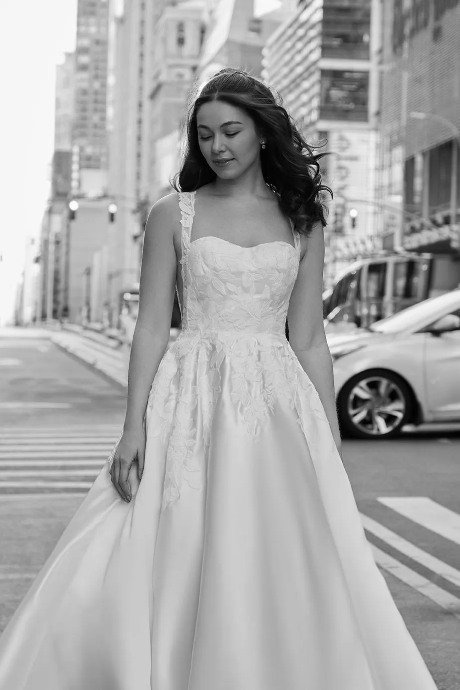 Allure Bridal MJ1291 Charley brudekjole Ivory/Nude satin blonde