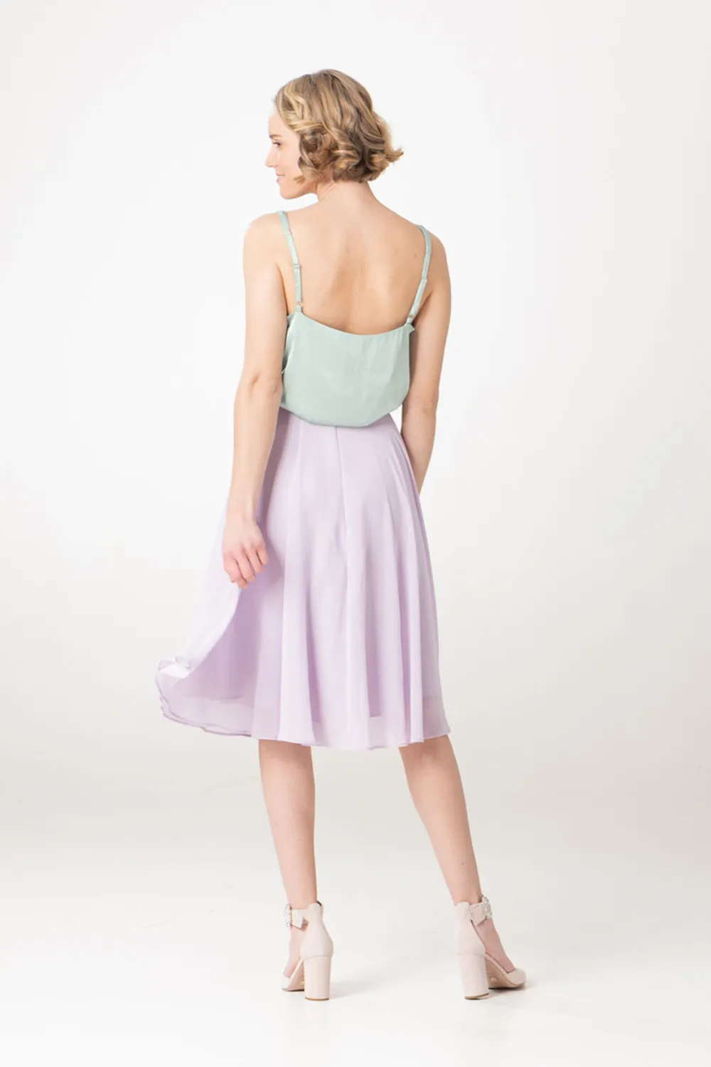 Sanna Lindström Dahlia top mint strik