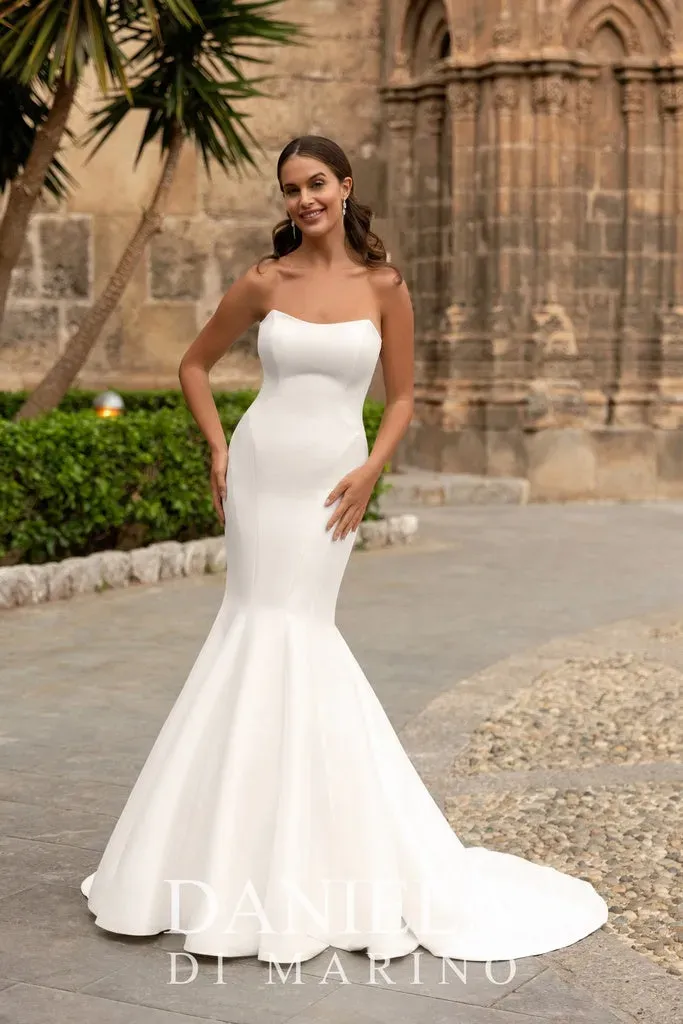 Princesa La Princessa ML6448 brudekjole ivory stretch mikado