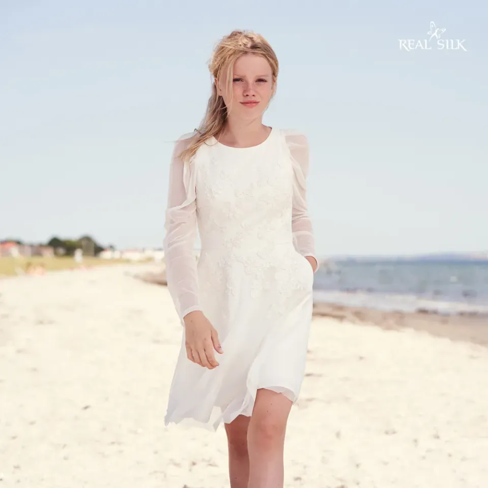 Lykkes Real Silk Cayenne brudekjole i ægte silke