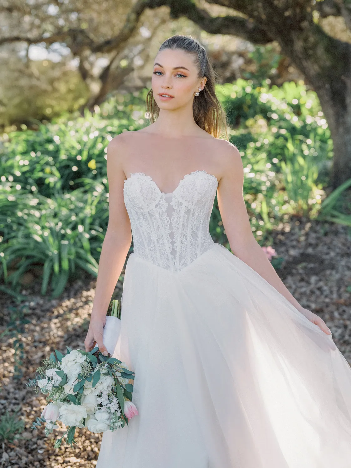 Allure Bridal Allure Romance R3985 brudekjole sand/champagne tyl