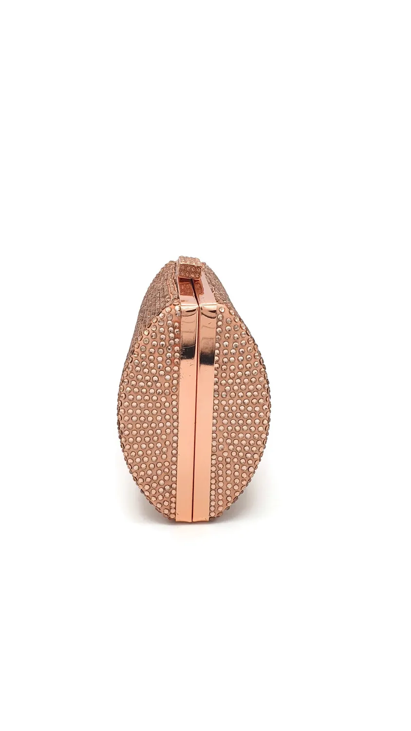 Princesa EVB20103 clutch rosegold med kæde
