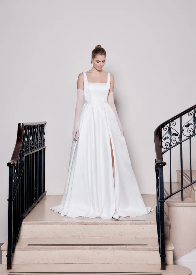 Princesa La Princessa Arden (40030A) brudekjole ivory jacquard