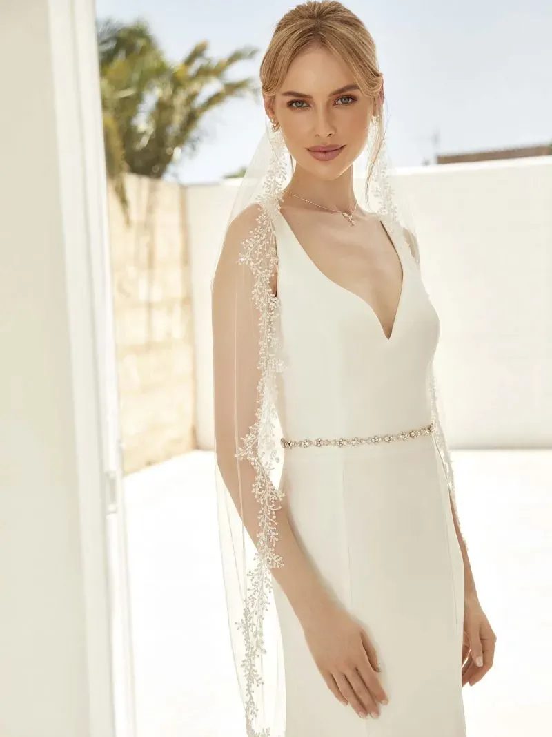 Princesa La Princessa Veil S441 brudeslør ivory 110 cm