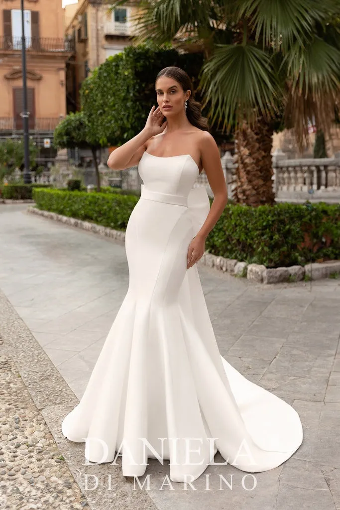 Princesa La Princessa ML6448 brudekjole ivory stretch mikado