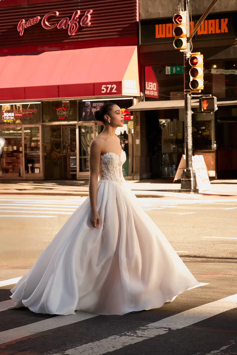Allure Bridal MJ1272 Claire brudekjole Mocha/Ivory/Champagne/Nude blonde