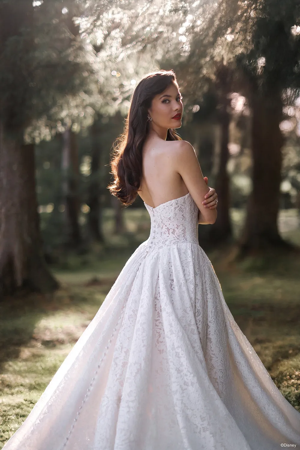 Allure Bridal Disney D467 Snow White brudekjole mocha blonde