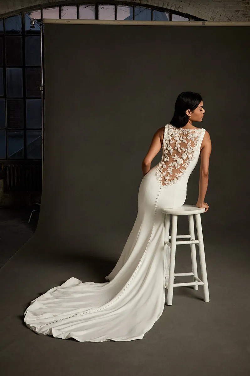 Allure Bridal Madison James MJ1295 Clarissa brudekjole crepe