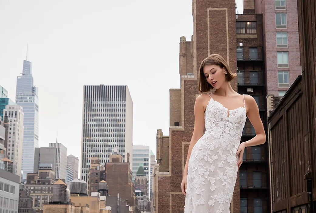 Allure Bridal MJ1290 Claudia brudekjole champagne/ivory/nude blonde