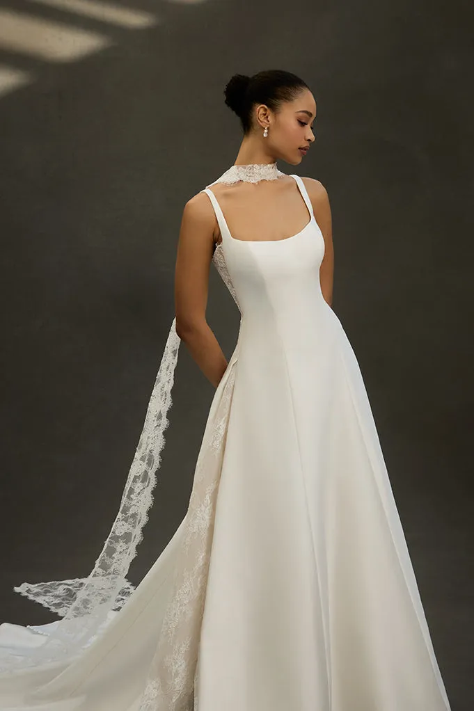 Allure Bridal Madison James MJ1281 Colbie brudekjole Ivory/Champagne/Nude mikado