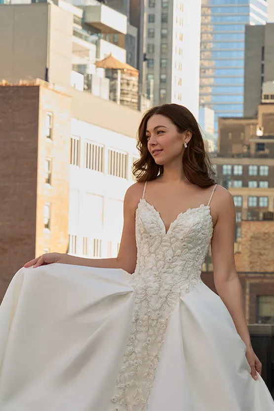 Allure Bridal Madison James MJ1299 Courtney brudekjole Ivory/Nude mikado