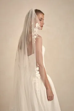 Made With Love Bridal Aria Veil blondeslør i tyl romantisk