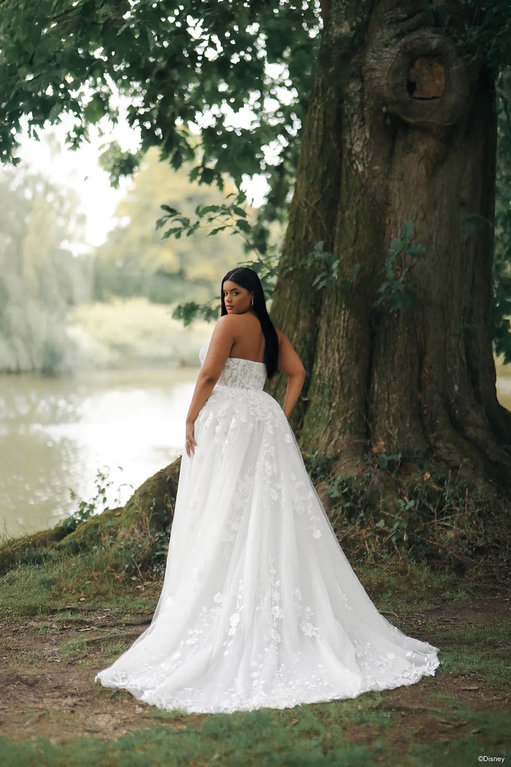 Allure Bridal Platinum DP455 brudekjole Desert broderi
