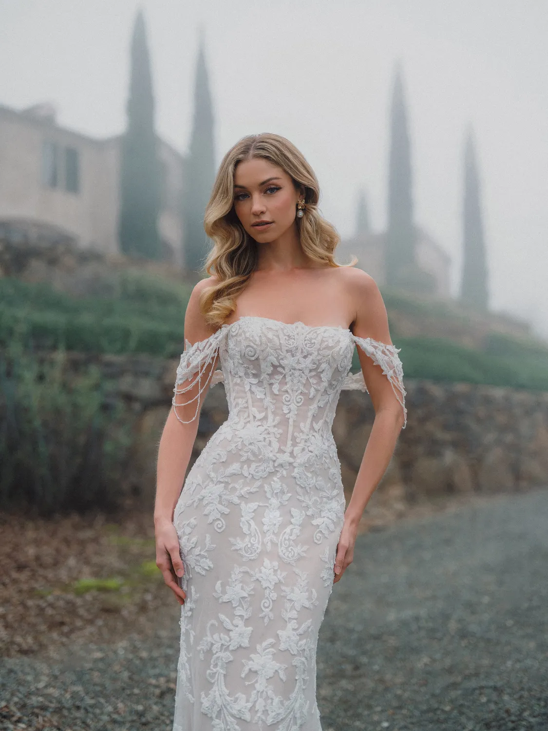 Allure Bridals A1478 brudekjole Nude Ivory blonde