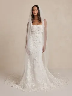 Made With Love Bridal Miranda brudeslør gulvlang tyl