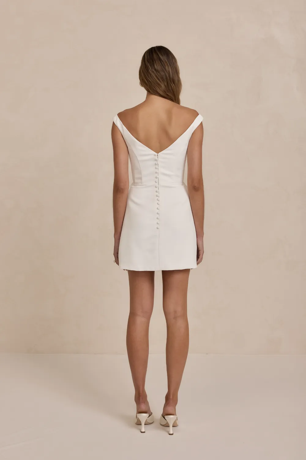 Made With Love Jett minikjole satin kort