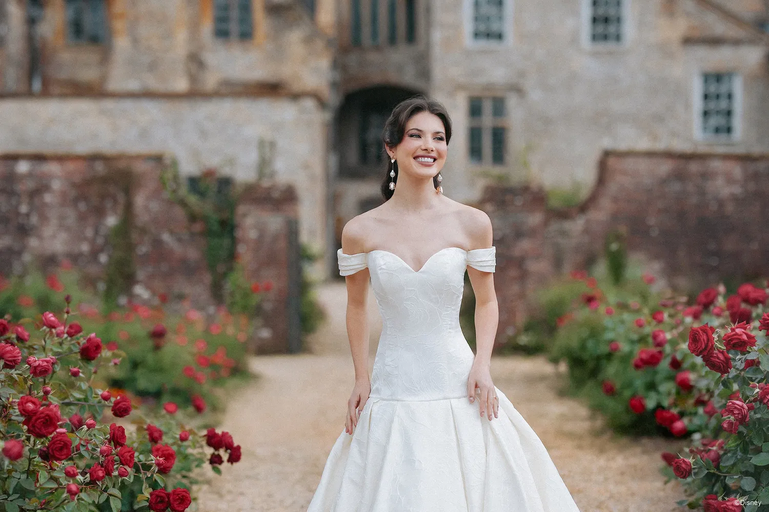 Allure Bridal Disney D462 Belle brudekjole Champagne/Ivory