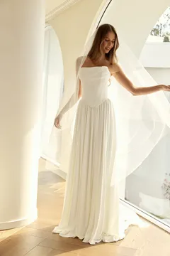 Made With Love Tate brudenederdel chiffon