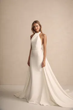 Made With Love Bridal Grayson overskørt crepe
