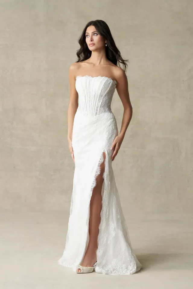 Allure Bridals A1499 brudekjole Ivory blonde