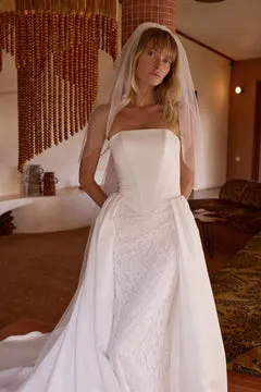 Made With Love Francesca overskørt blonde