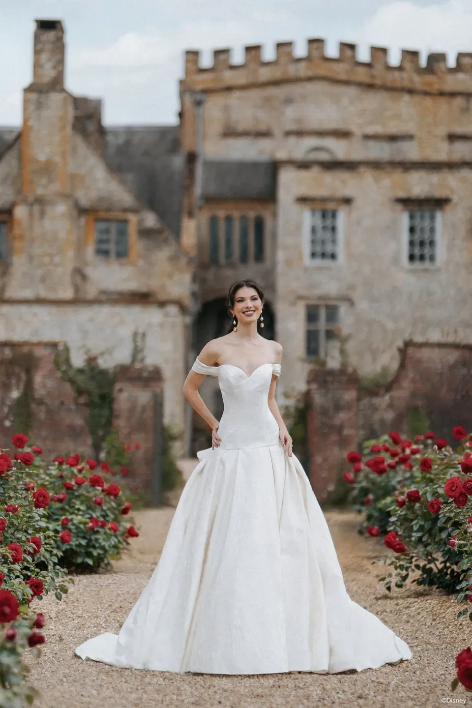 Allure Bridal Disney D462 Belle brudekjole Champagne/Ivory
