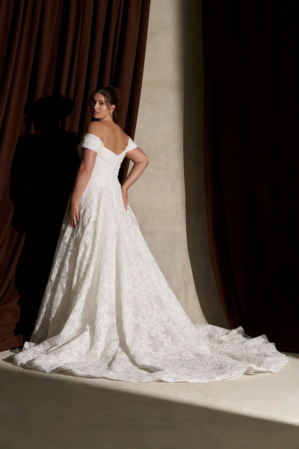 Allure Couture C822L brudekjole Ivory blonde