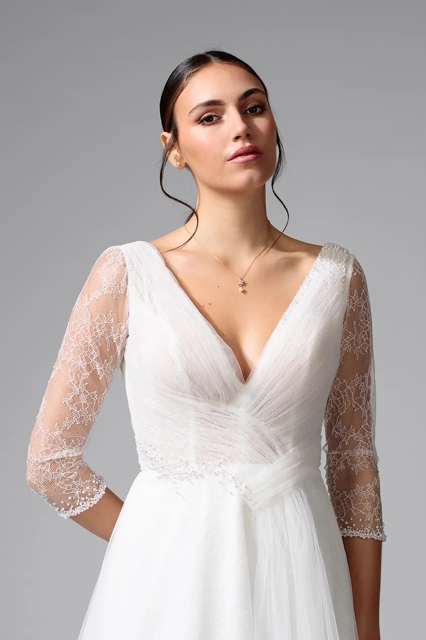 Bella by Eglantine Robe de mariée BEL22704 brudekjole tulle