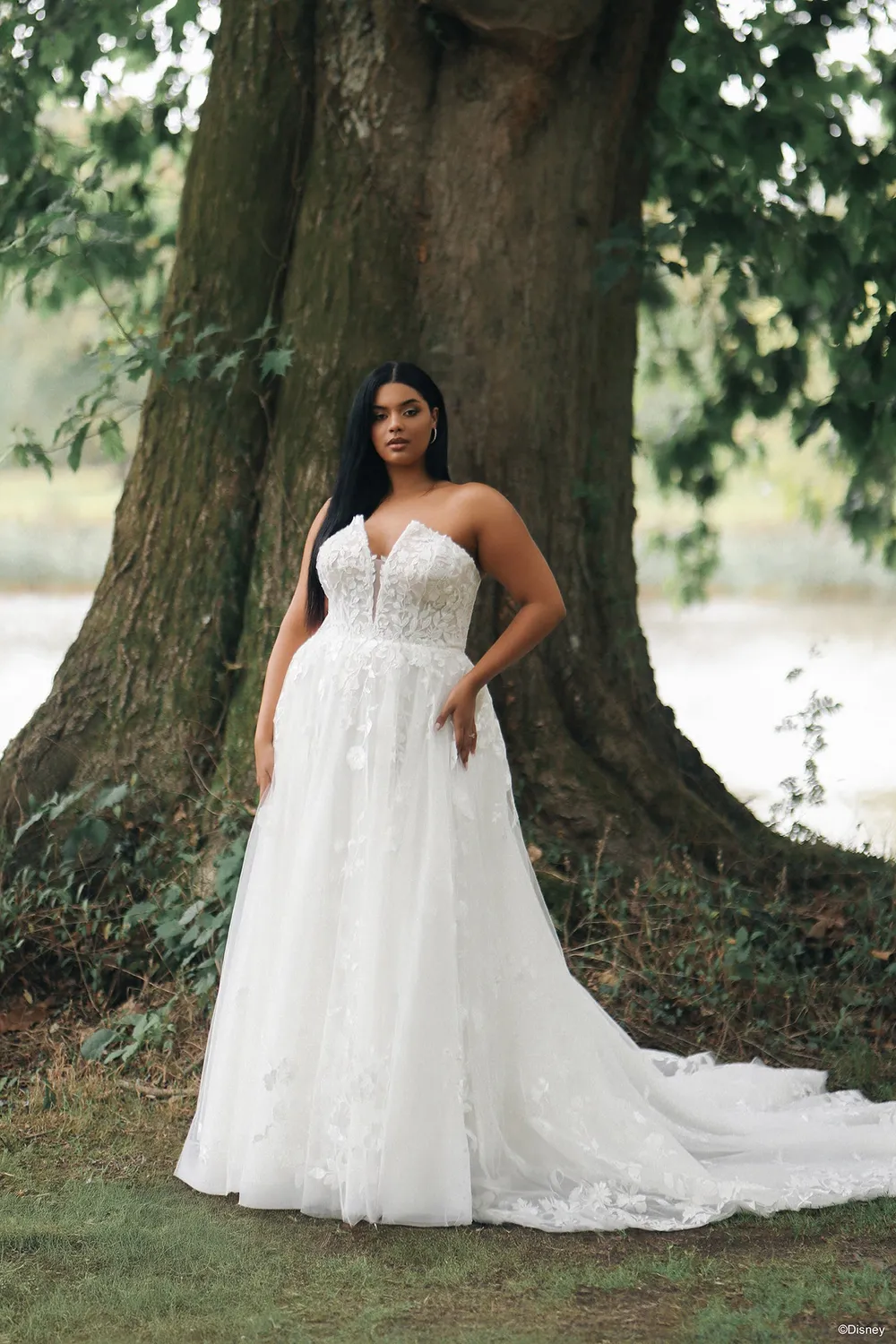 Allure Bridal Platinum DP455 brudekjole Desert broderi