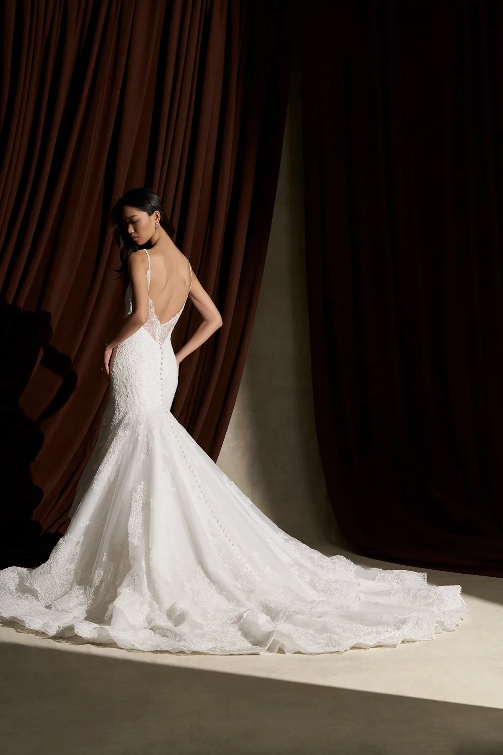 Allure Couture C825 brudekjole Ivory havfrue blonde