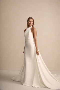 Made With Love Bridal Grayson overskørt crepe