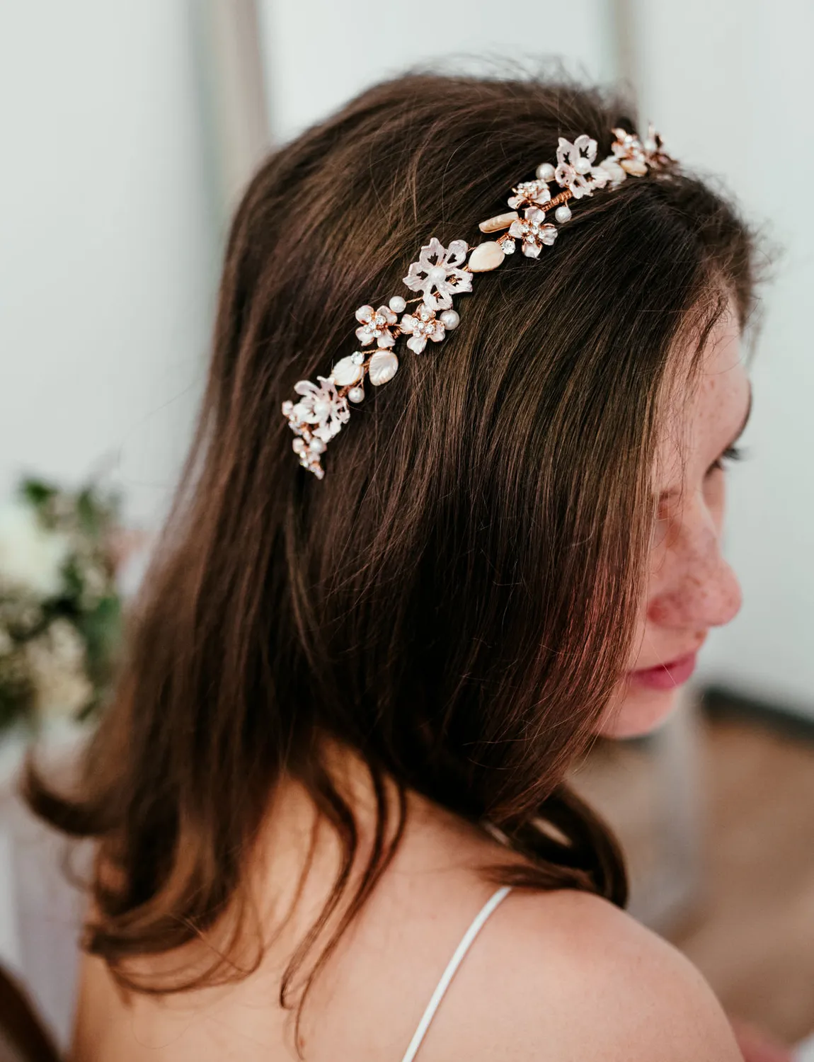 Sanna Lindström Diadem P0-D-02 hårsmykke til brud