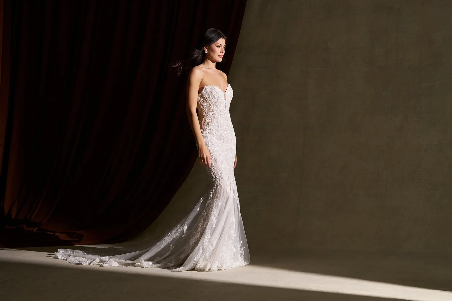 Allure Bridal Allure Couture C849 brudekjole nude/ivory fit-flare