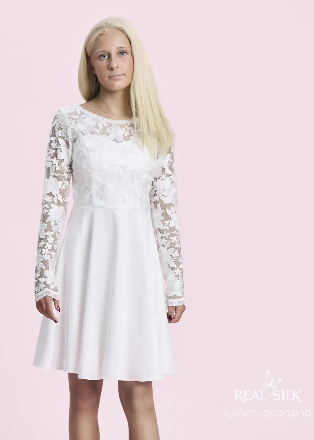 Lykkes Real Silk Georgina brudekjole i silke