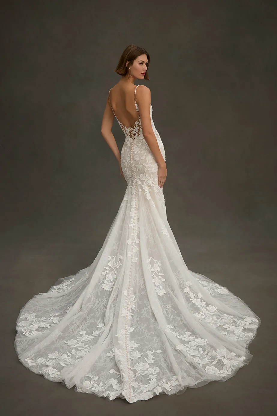 Allure Bridal MJ1290 Claudia brudekjole champagne/ivory/nude blonde
