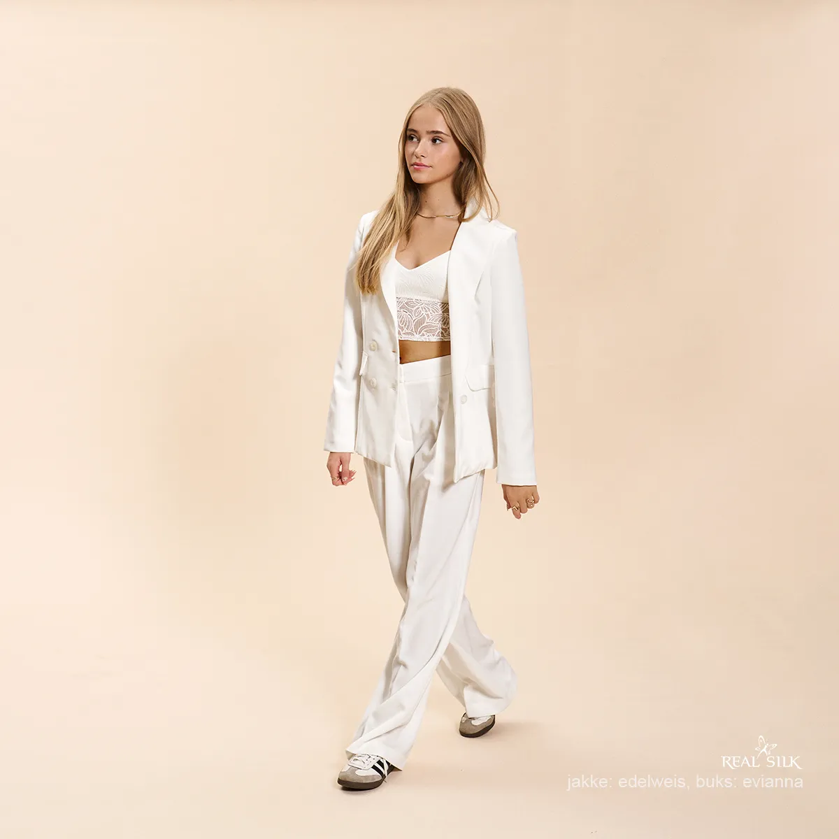 Lykkes Brudekjoler Real Silk Edelweis brudekjole silke fin