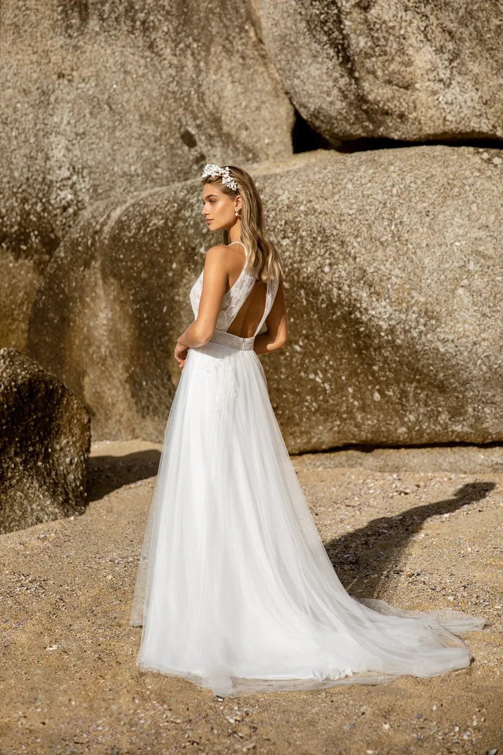 Princesa La Princessa Dakota 50413 brudekjole halterneck