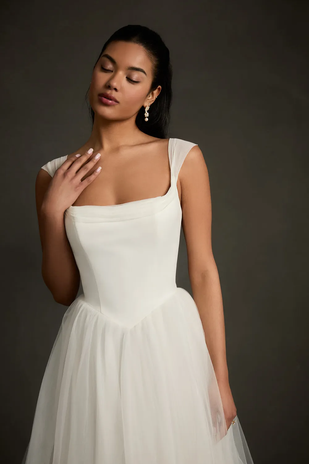 Allure Bridal Madison James MJ1273 - Carter brudekjole Ivory A-form basque-talje