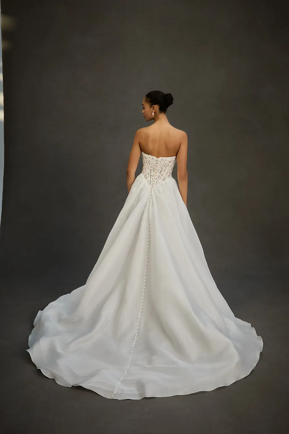 Allure Bridal MJ1272 Claire brudekjole Mocha/Ivory/Champagne/Nude blonde