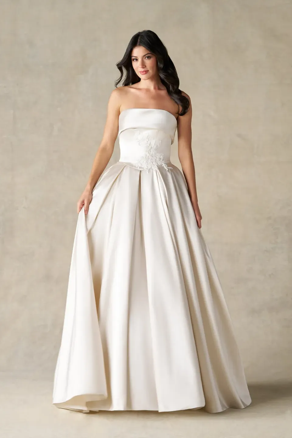 Allure Bridal A1476 brudekjole rose satin