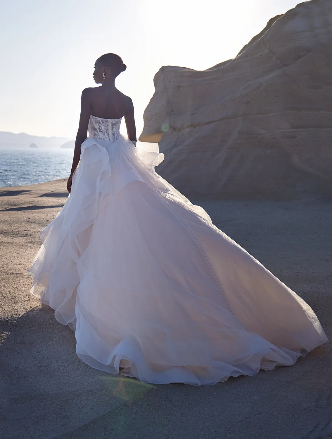 Allure Madison James MJ1214 Demi brudekjole tyl ballgown