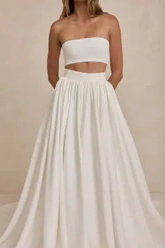 Made With Love Bridal Tanner Skirt brudenederdel satin