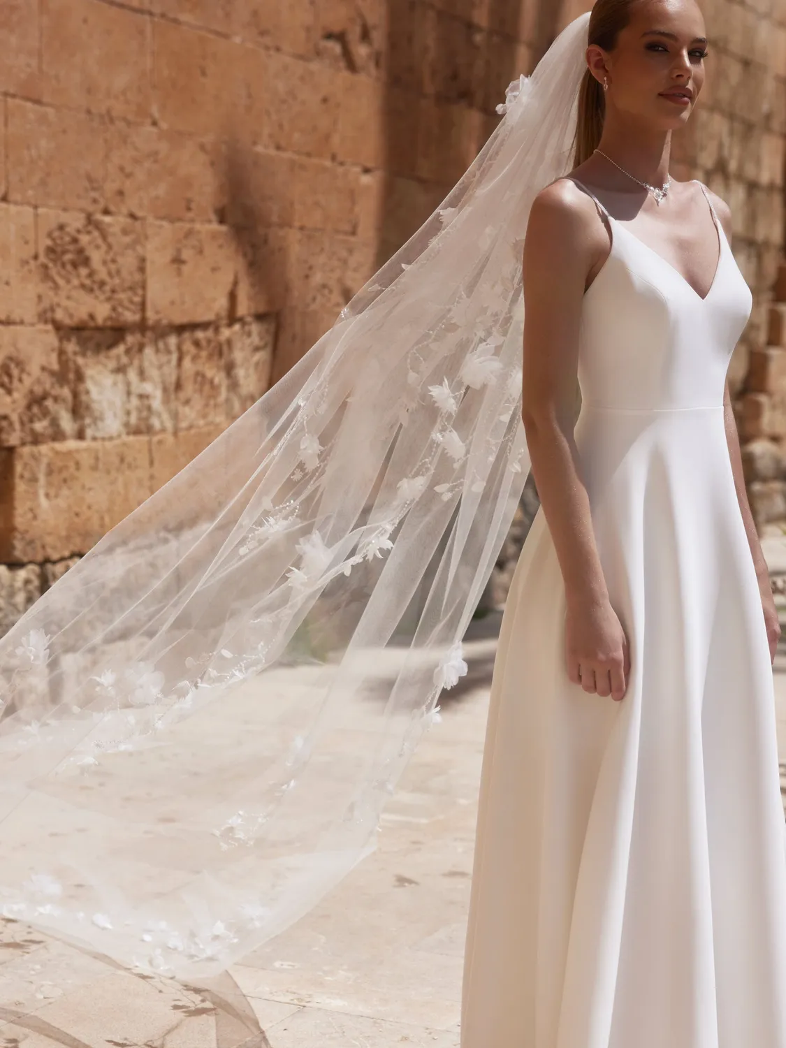 Princesa Veil S520 brudeslør tyl 280 cm